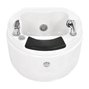Round Pedicure jacuzzi PU Paint Tub